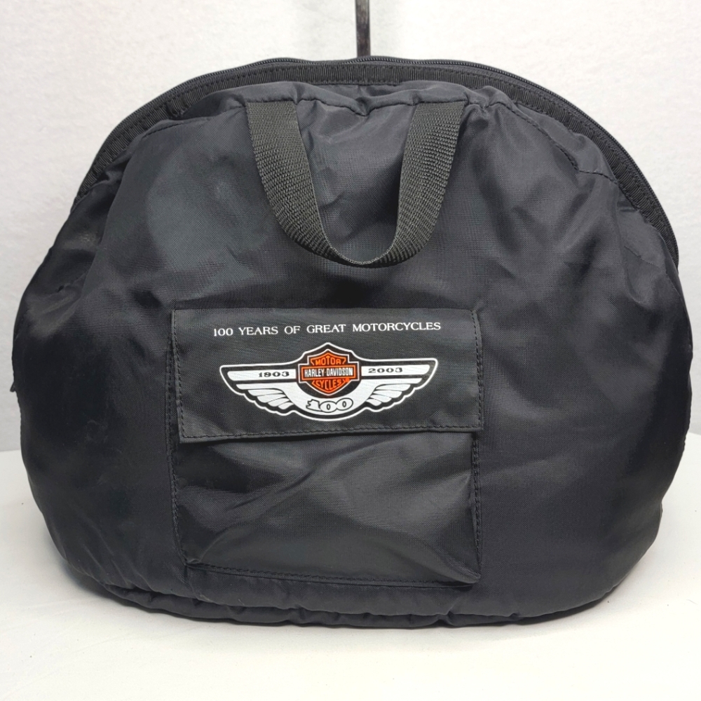 Harley-Davidson Black Helmet Bag - 100th Anniversary Edition. P160